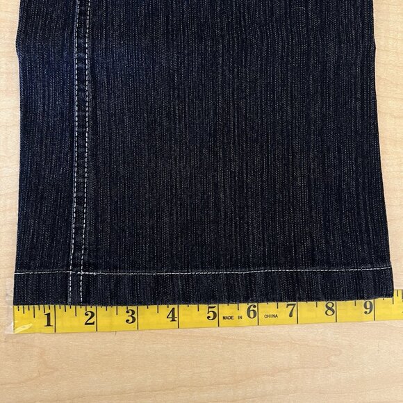 Peck & Peck Women's Weekend Black Jeans Size 4 Boot Cut Mid Rise Stretch - Picture 9 of 9